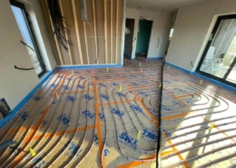 Pose d’une chape liquide ciment à Ingwiller