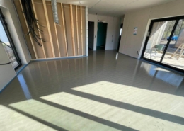 Pose d’une chape liquide ciment à Ingwiller