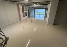 Pose d’une chape liquide à Oberbronn