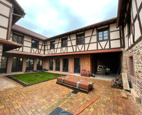 Coulage d’une chape liquide à Reichshoffen